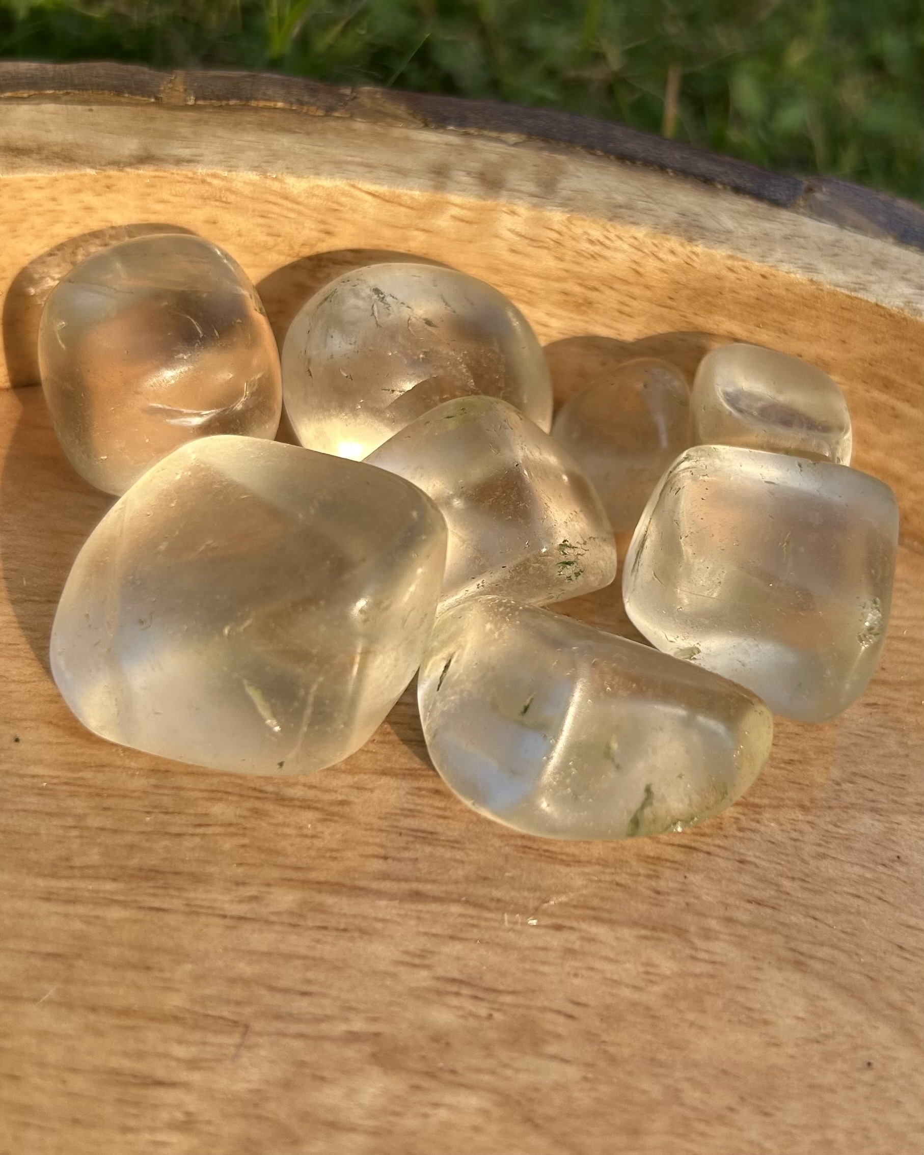 Clear Quartz Tumbles