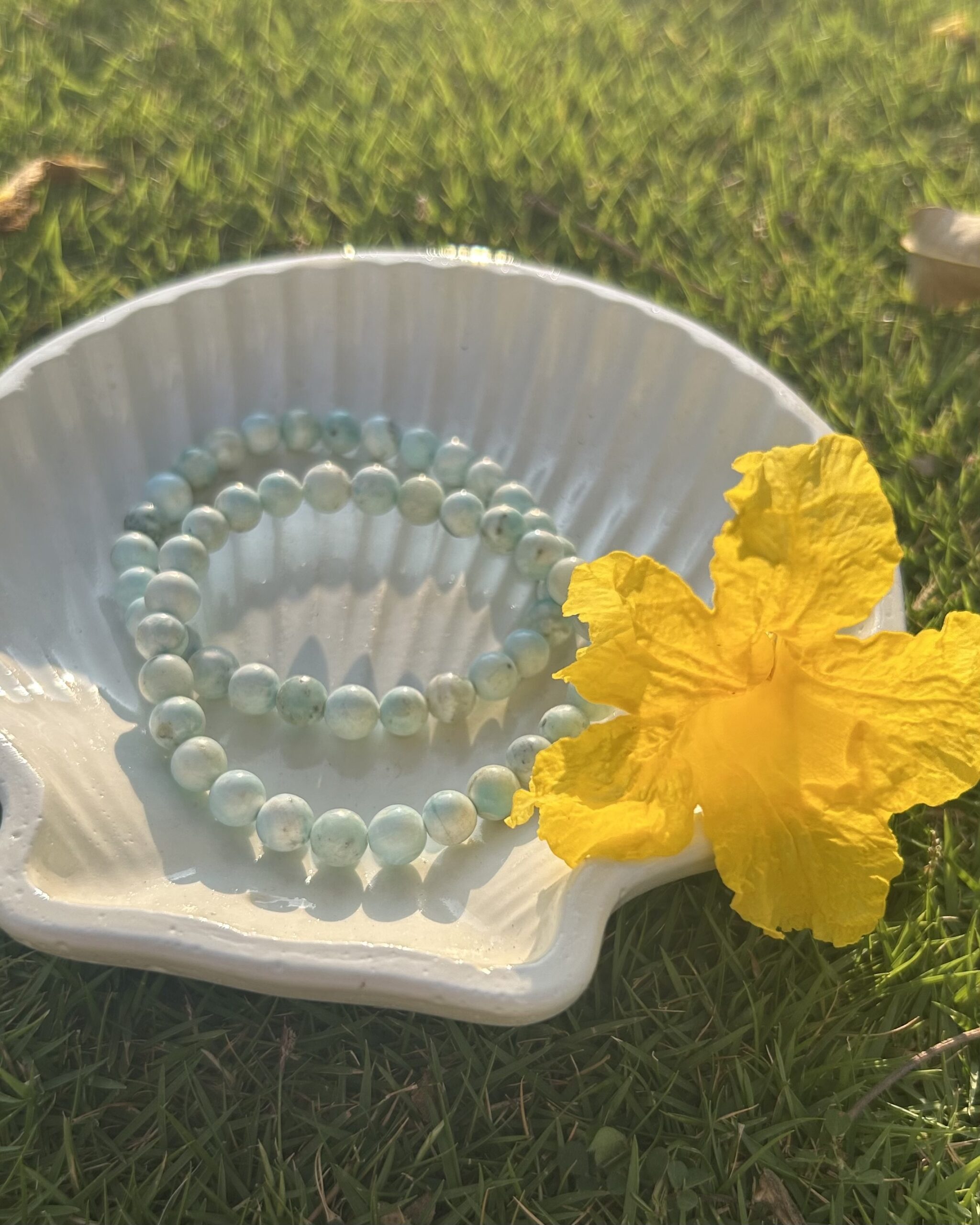 Larimar 6mm Bracelet