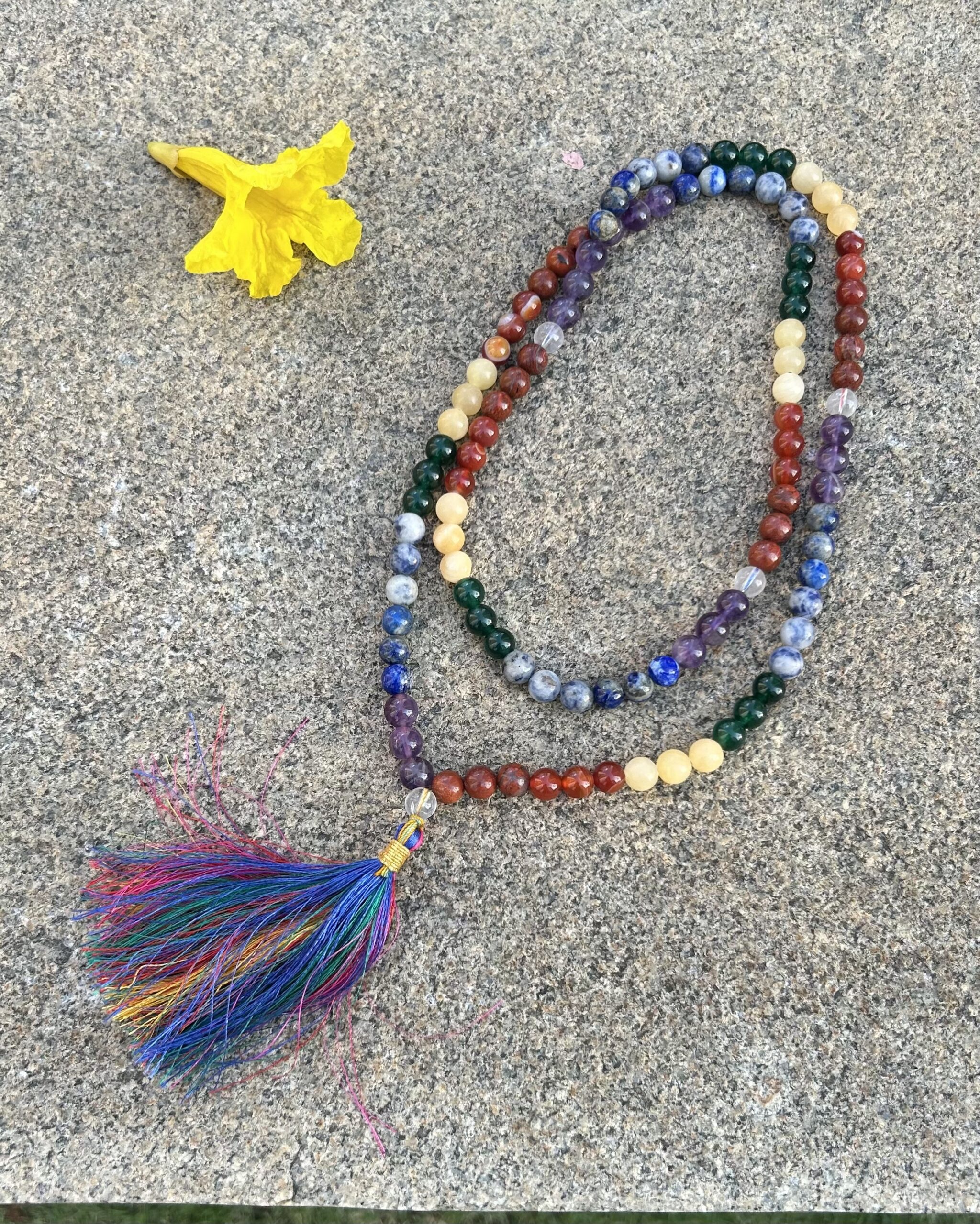 Seven Chakra 108 Beads Mala